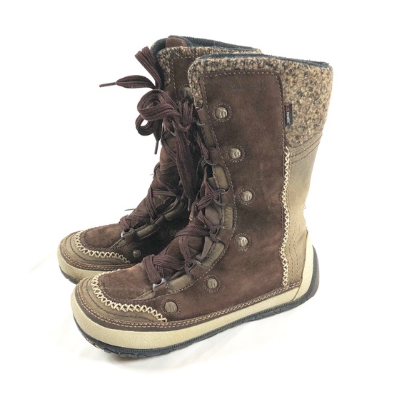 merrell puffin lace high boots